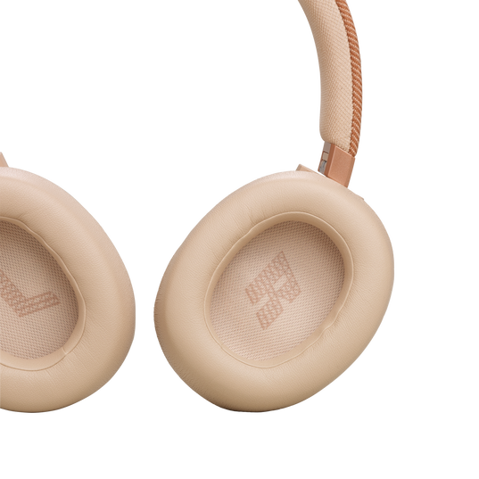 JBL Live 770NC - Sand - Wireless Over-Ear Headphones with True Adaptive Noise Cancelling - Detailshot 3